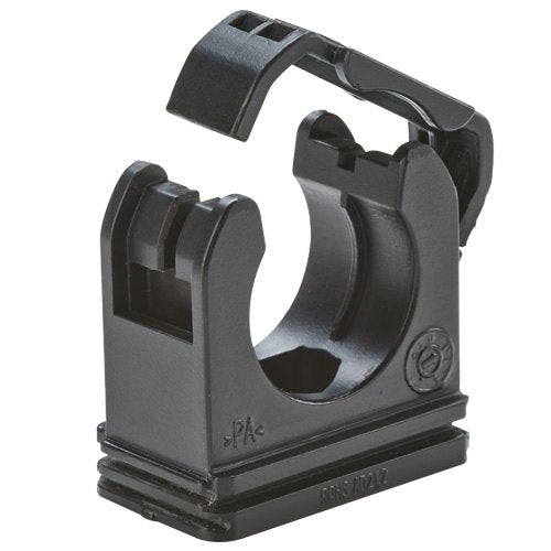 Conduit Clamp Black Stackable M25