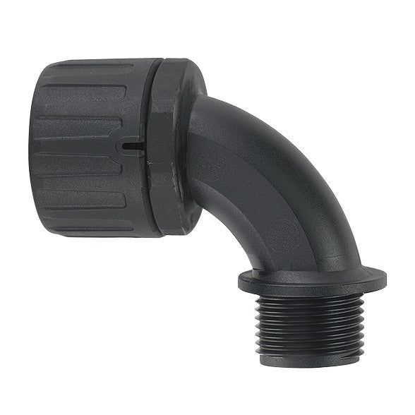 Angle Adaptor 20mm Nylon Black FPA21-M20-90B