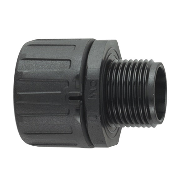 Adaptor 20mm Nylon IP66 Black FPA20-M20
