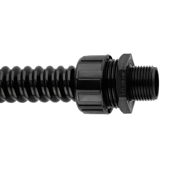 FPC50B Flex Conduit 50mm Spiral Reinforced PVC Black
