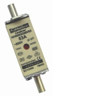 Fuse Link 63A 500V NH000 Din