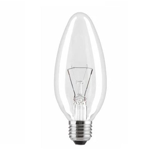 Lamp Candle 25W ES Clear PKT2
