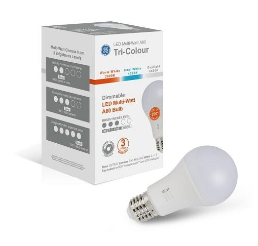 Lamp LED A60 GLS Multi-Watt Dim TRI-COL ES 850lm