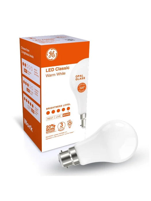 Lamp LED Classic Opal GLS 10.5w 1350lm WW BC