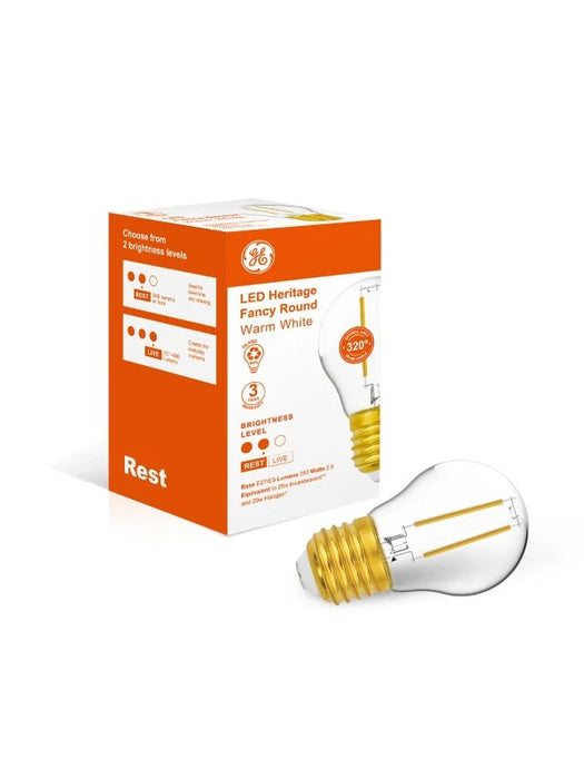 Lamp LED Heritage Lustre 2.5W ES WW 250lm