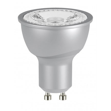 Lamp LED GU10 6W 3000k 60Deg 600lm silver