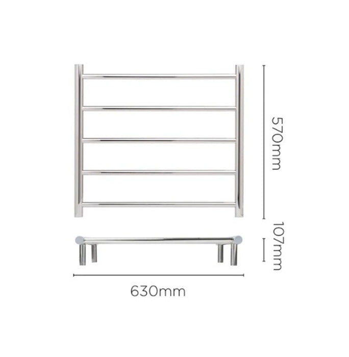 Select Heated Ladder Towel Rail 5Bar