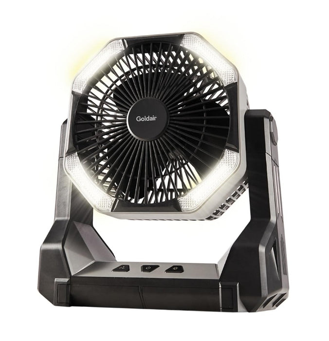 Portable Fan with Light 3-In-1 Cordless