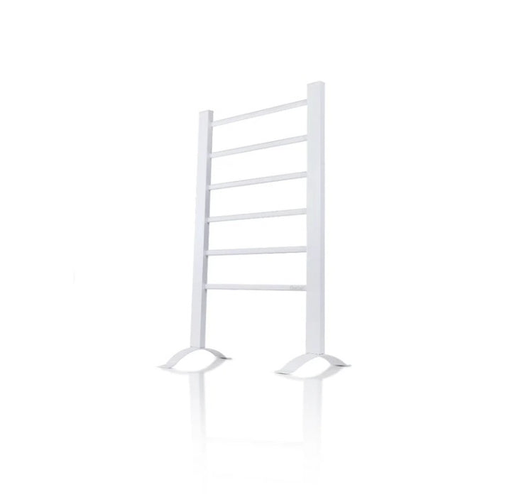 Heated Towel Rail 6Bar Freestanding White