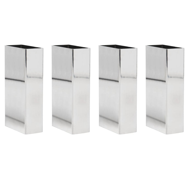 Towel Rail Square Ladder Feet Stainless Steel (set of 4)