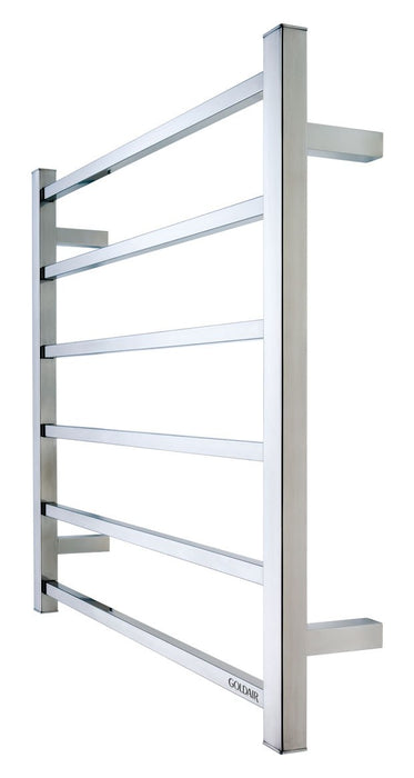 Premium Sq Towel Rail 6Bar 55W Multi Stainless