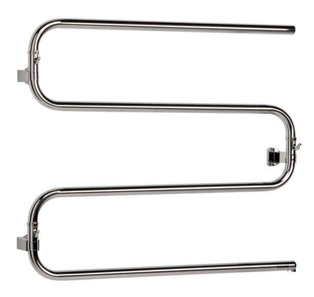 Heated Towel Rail 4Bar 60W Large Chrome