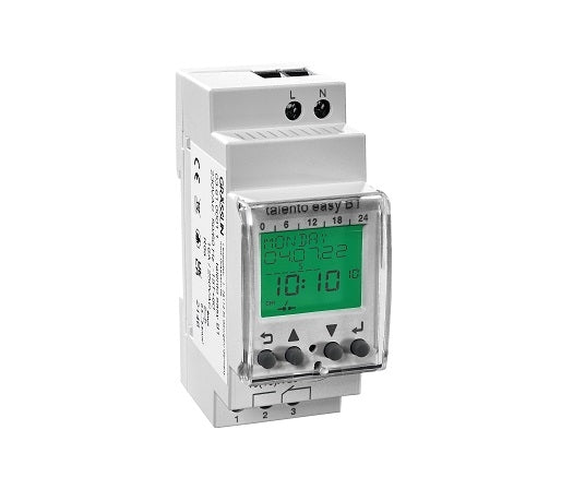 Talento Easy B1 Time Switch Din 2Mod 1Ch Daily/Weekly