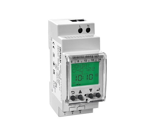 Talento Easy C1 Time Switch Din 2Mod 1Ch Daily/Weekly/Astro