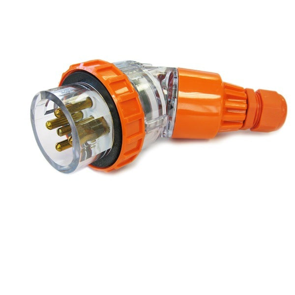 Plug Top Angled 5Pin 20A 440V 3Ph IP66