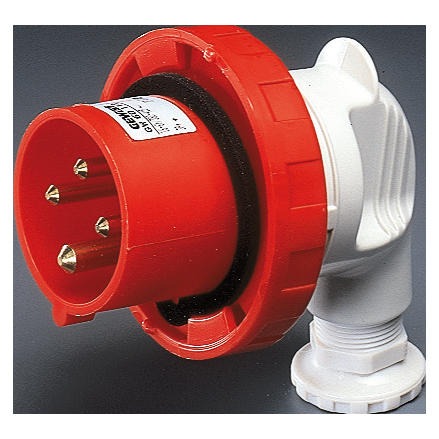 Plug Angle IEC309 380V 16A 3P+E IP67