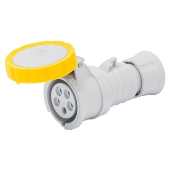 Cord Connector 110V 16A 2P+E IP67 HP W/P