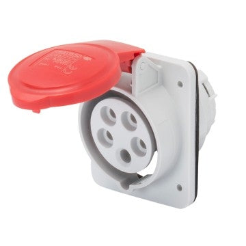 Socket Outlet 415V 32A 3P+E IP44/54 S/P Flush
