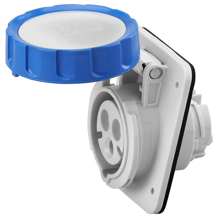 Socket Outlet 230V 32A 2P+E IP66/67 HP W/P Flush