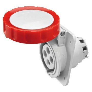 Socket Outlet 415V 32A 3P+E IP66/67 HP W/P Flush