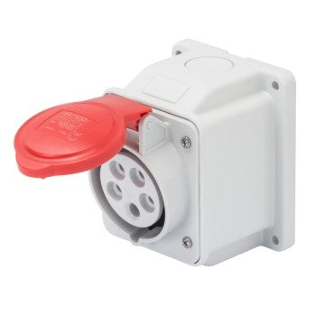 Socket Outlet 415V 16A 3P+E IP44 Surface