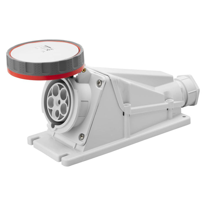 Socket Outlet IEC309 Ang Surf 125A 3P+N+E 415V