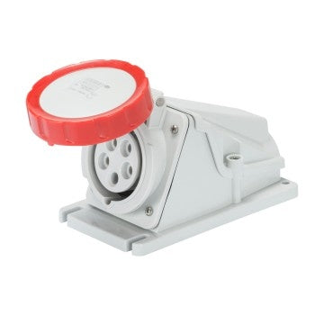 Socket Outlet 415V 32A 3P+E Reefer IP67 Angle