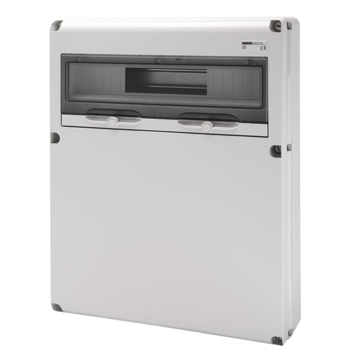 Dist Board 560 x 450 x 120mm QDin68 20mod Blank Lid IP65