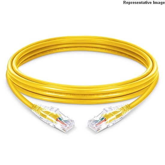 Patch Lead Cat6A S/FTP Shielded 6m Yellow