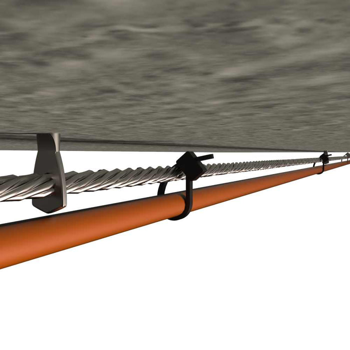 Catenary wire w/Gripples 2.0mm 100m