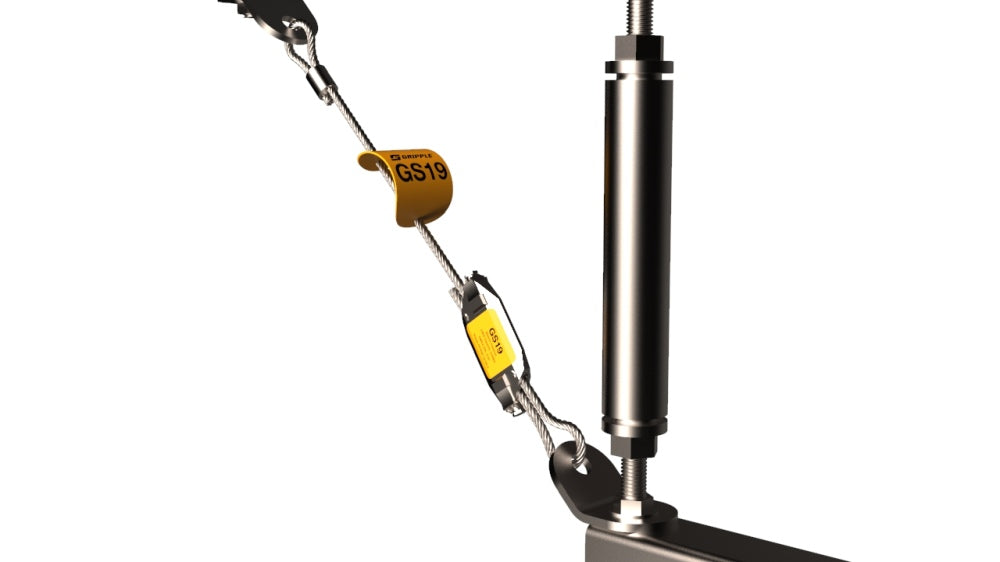 Seismic Brace Kit 4.75mm 600kg concrete/900kg Steel