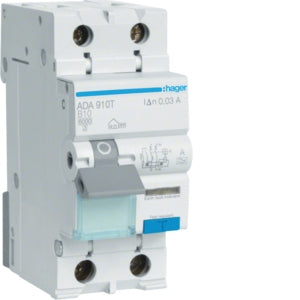 RCBO 1P+N 40A 6kA C-Curve 30mA Type A 2Mod