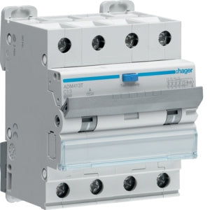 RCBO 4P 32A 6kA C-Curve 30mA Type A 4Mod