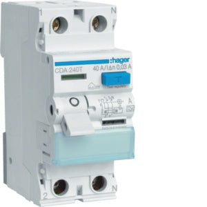 RCCB 2P 63A 30mA Type A 2Mod
