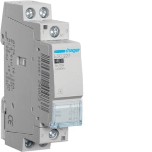 Contactor 2P 1N/O 1N/C 25A 250VAC Series II