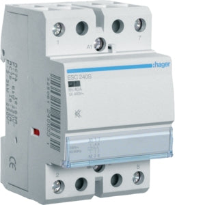 Contactor 2P 2N/O 40A Noise Free Series II
