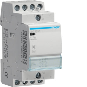 Contactor 4P 4N/O 25A Noise Free Series II