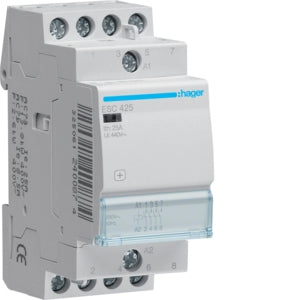 Contactor 4P 4N/O 25A 230V Modular Series II