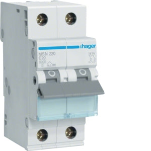 MCB 2P 63A 6kA C-Curve