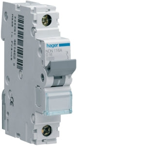 MCB 1P 16A 10kA D-Curve A