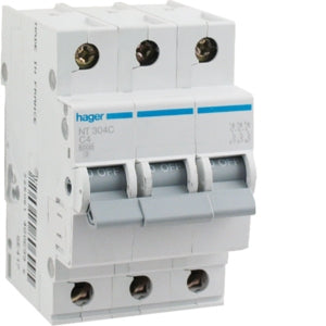 MCB 3P 10A 10kA C-Curve