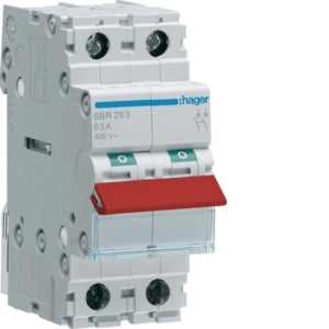 Main Switch 2P 100A Red Toggle