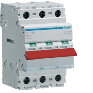 Main Switch 3P 40A Red Toggle