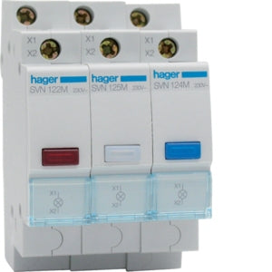 Indicator Din Mt 1x Red 230VAC