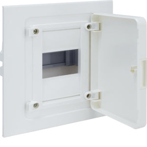 Dist Board 4 Way 1 Row Flush VS Lite White