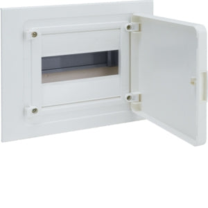 Dist Board 8 Way 1 Row Flush VS Lite White