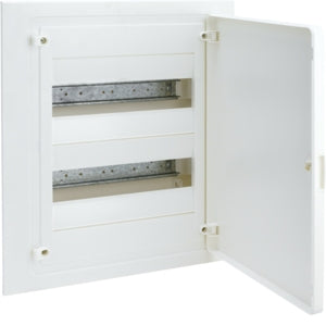 Dist Board 24 Way 2 Row Flush VS Lite White