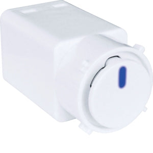 Pushbutton Mech 5A Electronic White