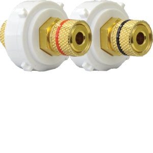 Speaker Mech Bk/Rd Connectors Black