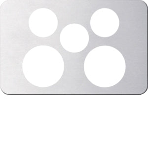 Silhouette Cover Plate Switched Socket Dbl Extra SwHoriz Al